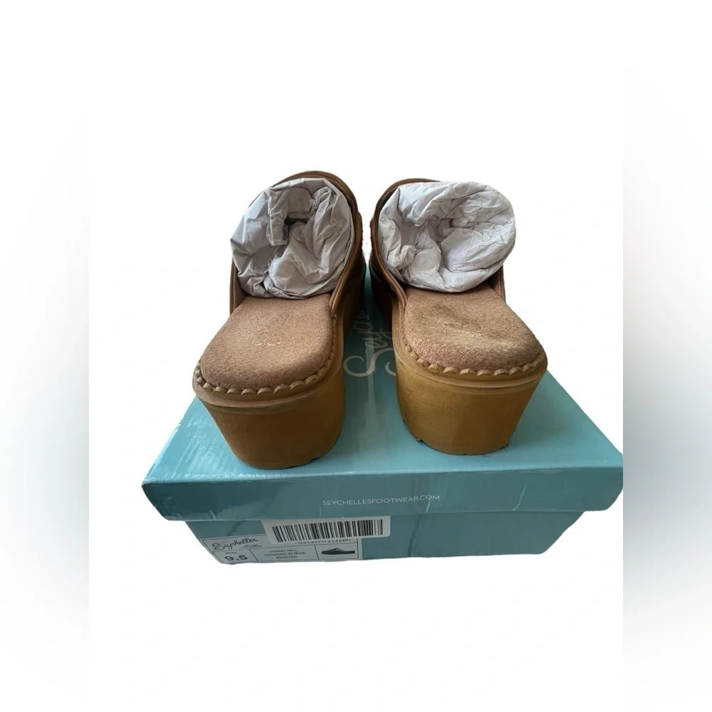 Seychelles Women's Stand Tall Platform Tan Sandals in size 9.5 - Picture 5 of 8